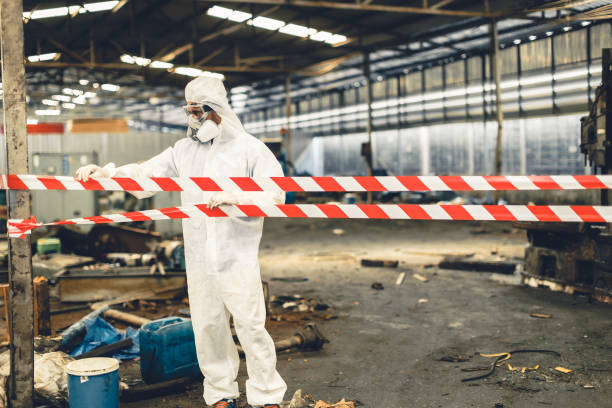 Professional Drug Lab Cleanup technician working in Logan, OH